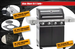Rösle Gasgrill Videro G4-S VARIO+ Schwarz - Modell 2023 - X-DEAL Inkl. Abdeckhaube, Grillplatte Und Drehspieß 23 Rösle Gasgrill Videro G4-S VARIO+ Schwarz - Modell 2023 - X-DEAL Inkl. Abdeckhaube, Grillplatte Und Drehspieß -Campinggeschäfte Roesle Videro G4 S Vario Highlights 1