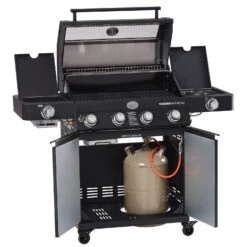 Rösle Gasgrill Videro G4-S Vario+ Nero Schwarz - Modell 2023 - X-DEAL Inkl. Abdeckhaube Und Grillplatte 20 Rösle Gasgrill Videro G4-S Vario+ Nero Schwarz - Modell 2023 - X-DEAL Inkl. Abdeckhaube Und Grillplatte -Campinggeschäfte Roesle Videro G4 S Vario NERO matt schwarz offen 4