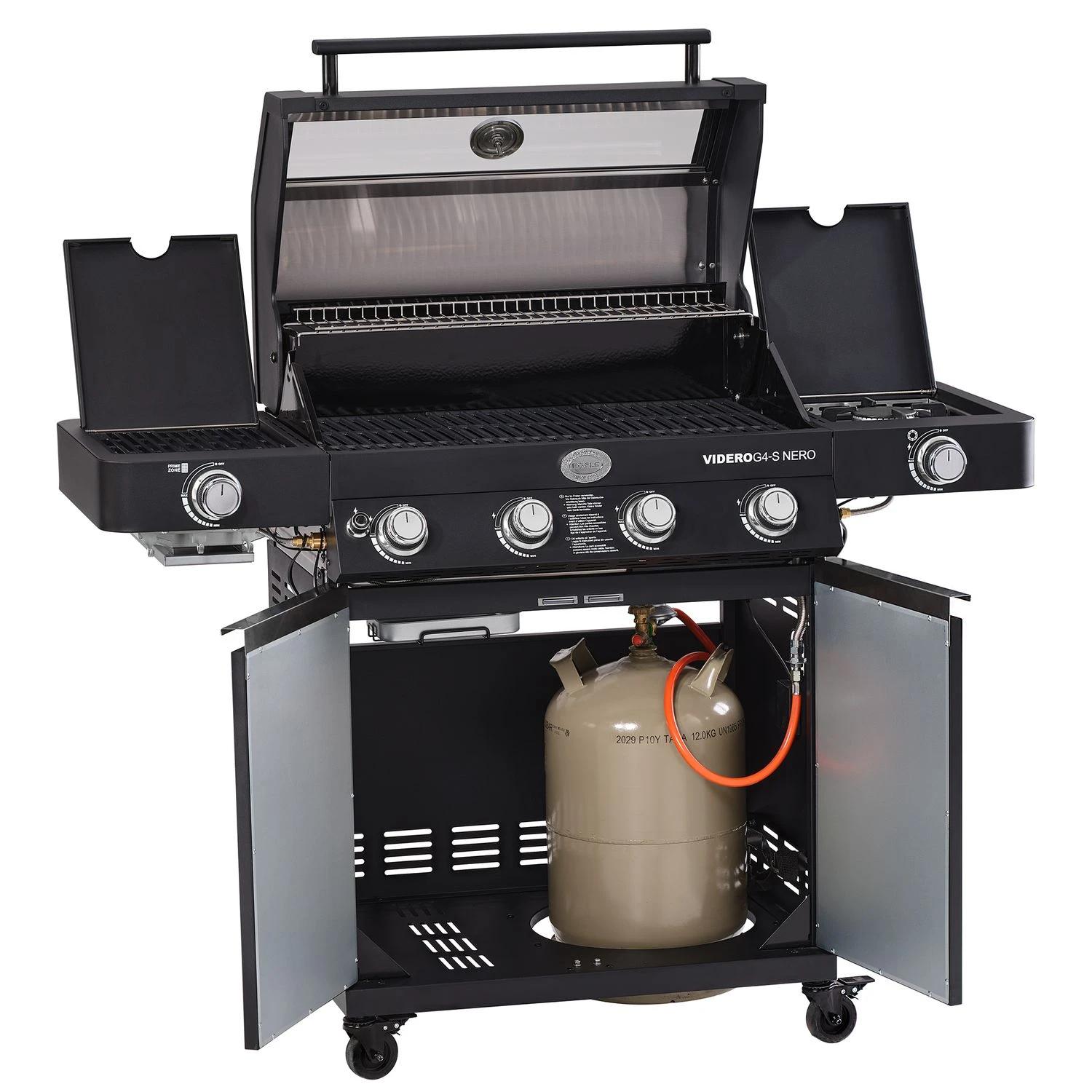 Rösle Gasgrill Videro G4-S Vario+ Nero Schwarz - Modell 2023 - X-DEAL Inkl. Abdeckhaube Und Grillplatte 4 Rösle Gasgrill Videro G4-S Vario+ Nero Schwarz - Modell 2023 - X-DEAL Inkl. Abdeckhaube Und Grillplatte – Bild 2