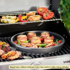Rösle Gasgrill Videro G4-S VARIO+ Schwarz - Modell 2023 - X-DEAL Inkl. Abdeckhaube, Grillplatte Und Drehspieß 33 Rösle Gasgrill Videro G4-S VARIO+ Schwarz - Modell 2023 - X-DEAL Inkl. Abdeckhaube, Grillplatte Und Drehspieß -Campinggeschäfte Roesle Videro Gasgrill Vario Grillrost Mood 2