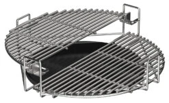 The Bastard Keramikgrill VX Large - Complete - Schwarz Matt - Modell 2023 34 The Bastard Keramikgrill VX Large - Complete - Schwarz Matt - Modell 2023 -Campinggeschäfte The Bastard Multilevel Cooking System Large Setter Hitzedeflektor 2