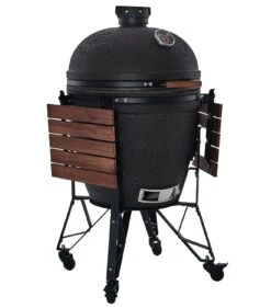 The Bastard Keramikgrill Urban XL - Complete - Schwarz Matt - Modell 2023 14 The Bastard Keramikgrill Urban XL - Complete - Schwarz Matt - Modell 2023 -Campinggeschäfte The Bastard XL Urban Keramikgrill BU210 Seitentische abgeklappt
