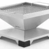 Thüros T2 Holzkohle Tischgrill Edelstahl 35x35 Cm -Campinggeschäfte Thueros T2 Tischgrill 35x35cm TTE35