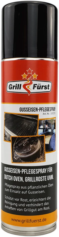 Grillfürst XXL Dutch Oven Set: Starterpaket Gusseisen - X-DEAL Mit Dutch Oven DO9+DO4, Kastenform BK4, Gusseisenpfanne Ø 30 Cm - Inkl. Großem Zubehörpaket -Campinggeschäfte grillfuerst gusseisen pflegespray 1