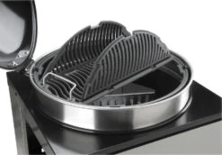 Napoleon Holzkohlegrill Kugelgrill Ø 57cm Im Rollwagen Mit Gussrost Und Deckelscharnier PRO22K-Cart-2 -Campinggeschäfte napoleon grillrost hochgeklappt PRO22K CART 2