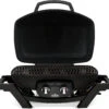 Napoleon TravelQ PRO285 Kompakt Gasgrill Schwarz - Modell 2023 -Campinggeschäfte napoleon travelq gasgrill pro285 bk deckel offen