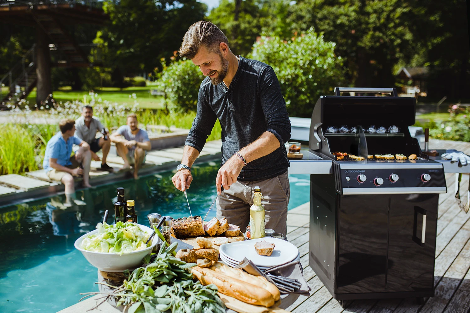 Outdoorchef Dualchef 325 G Gasgrill Mit Seitenkocher + BLAZING ZONE Infrarotbrenner 13 Outdoorchef Dualchef 325 G Gasgrill Mit Seitenkocher + BLAZING ZONE Infrarotbrenner – Bild 11