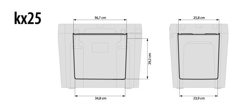 Petromax Kühlbox 25 Liter Alpenweiß - Grillfürst DEAL Inkl. Sitzkissen, Haft-Unterlage Und Einsatzkorb 8 Petromax Kühlbox 25 Liter Alpenweiß - Grillfürst DEAL Inkl. Sitzkissen, Haft-Unterlage Und Einsatzkorb – Bild 6
