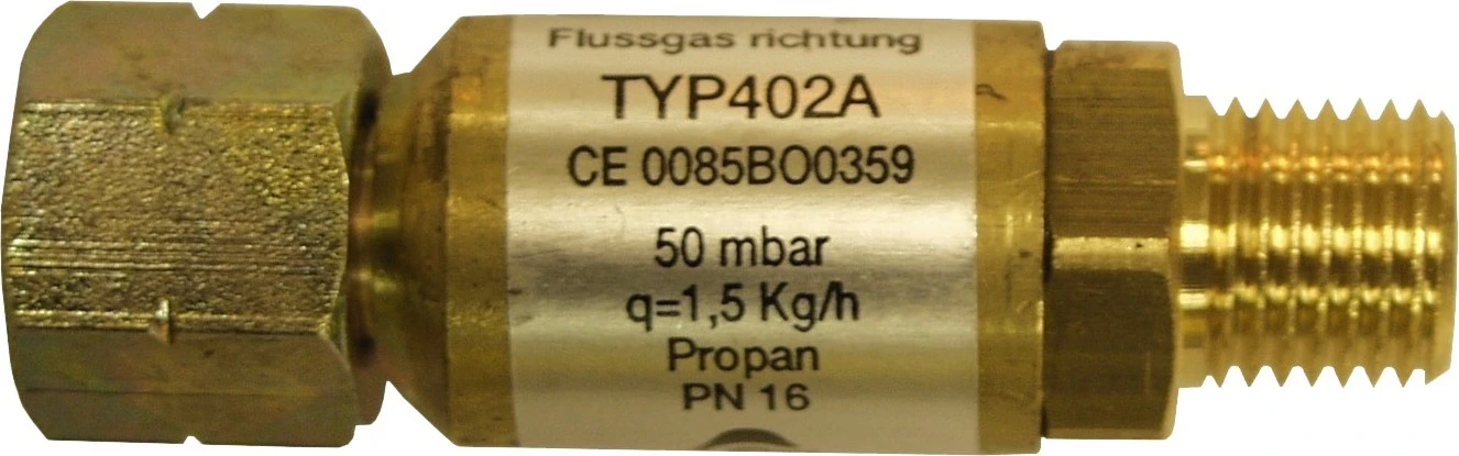 TGO Schlauchbruchsicherung,1/4“L Auf 1/4“L, 50mbar 3 TGO Schlauchbruchsicherung,1/4“L Auf 1/4“L, 50mbar