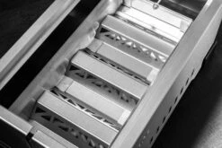 Thüros PRO1 - Modularer Holzkohle Tischgrill Mit Gussrost -Campinggeschäfte thueros pro1 detail innen 1